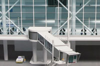 DS144-002 ジオラマシート 空港ターミナルセットレイアウトサンプル画像[箱庭技研]