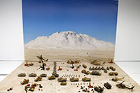 DSF-003 ジオラマシート 砂漠背景のレイアウトサンプル画像