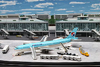 DSm-A001 ジオラマシートmini [FREE 駐機場セット]のレイアウトサンプル画像